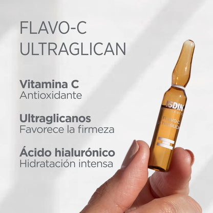 Revitalize Your Skin with ISDIN Flavo-C Ultraglican Day Facial Antioxidant Serum - 2 ml (Pack of 30)