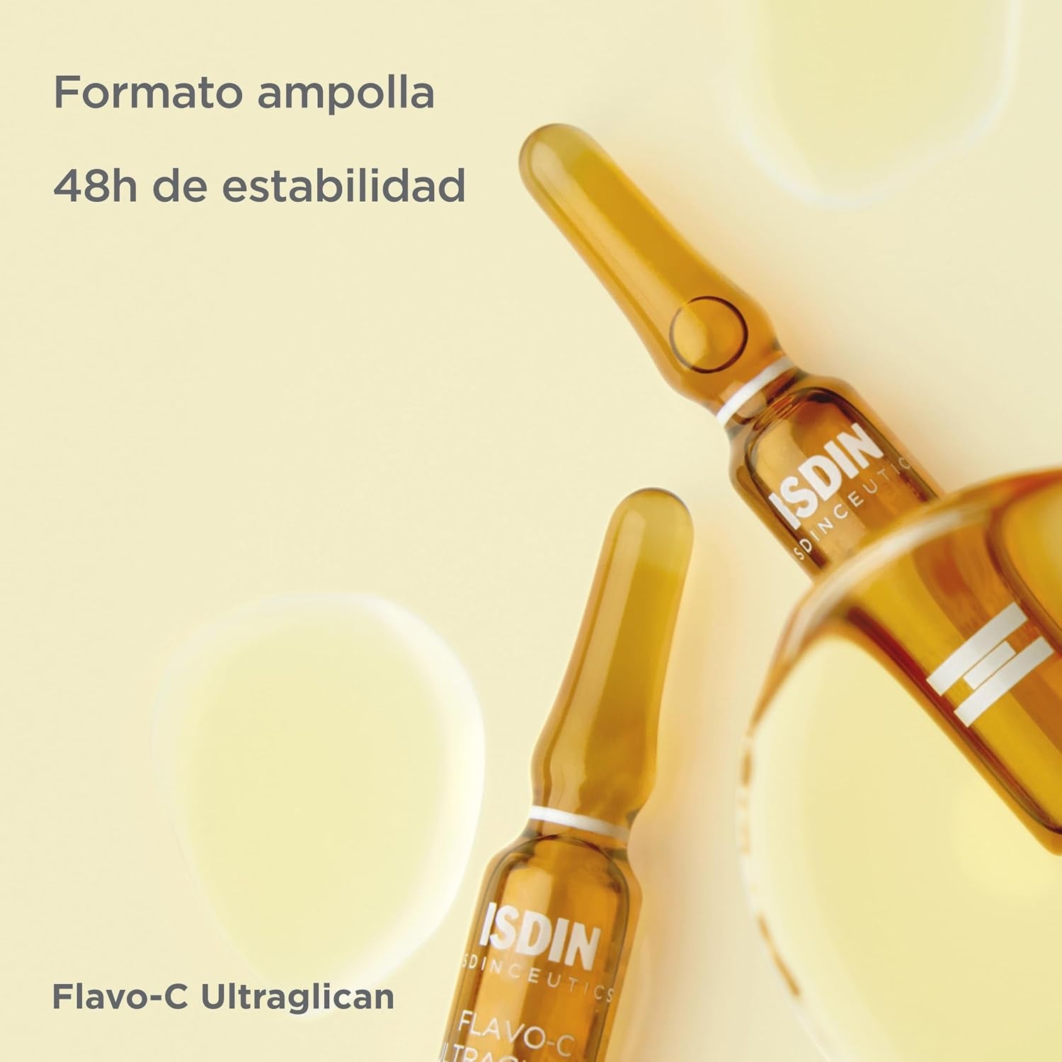 Revitalize Your Skin with ISDIN Flavo-C Ultraglican Day Facial Antioxidant Serum - 2 ml (Pack of 30)