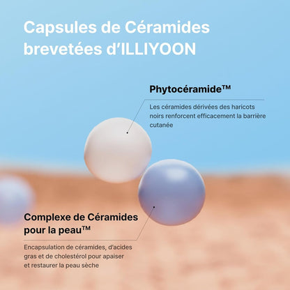 ILLiYOON Ceramida Ato Concentrated Cream - Ultimate 100-Hour Hydration for Dry & Sensitive Skin, Safe for Babies & Adults, Vegan & Fragrance-Free