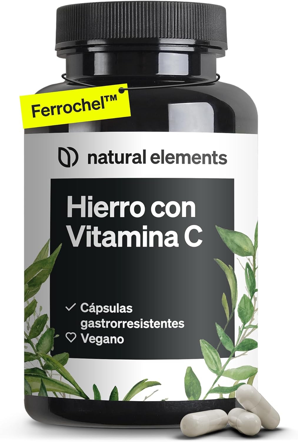 Elevate Your Wellness with Ferrochel™ Iron & Vitamin C - 180 Gentle, Gastro-Resistant Capsules for Optimal Absorption